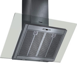 Bosch DWK098E51B Chimney Cooker Hood, Brushed Steel